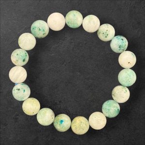 Grün Dendritenachat Armband aus natürlichem Edelstein