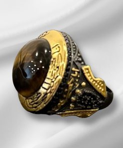 Alternative view of Tigerauge Ring – Klassisch
