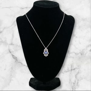 Fatma Hand Silber Halskette 925 Silber