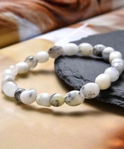 Dendritenopal Armband 08-10 mm Nuggets