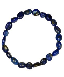 Lapis Lazuli Armband 08-10 mm Nuggets aus natürlichem Edelstein