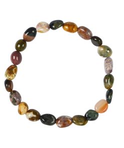 Ozeanjaspis Armband 06-08 mm Nuggets aus natürlichem Edelstein
