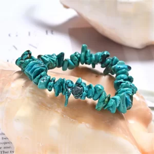 Türkises Armband aus Edelsteinen