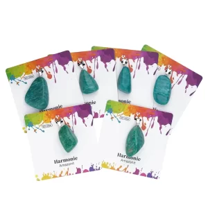 Amazonit Anhänger getragen