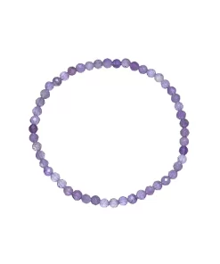 Amethyst Armband 3mm facettiert 14 cm