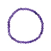 Amethyst Armband 4mm facettiert extra mit violetten Edelstein Kugeln