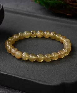 Edelsteinarmband Apatit gelb