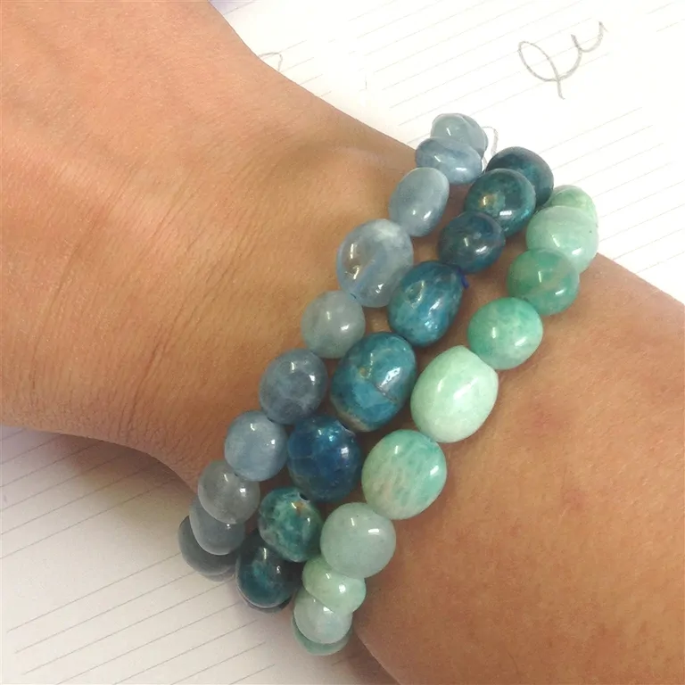 Apatit Nugget Armband Detail