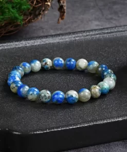 Edelsteinarmband aus Azurit Gneis