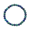 Azurit-Malachit Armband stabilisiert 06–06,5 mm Kugeln