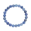 Blauquarz Armband 08 mm Kugeln