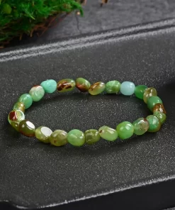 Chrysopras Armband am Handgelenk