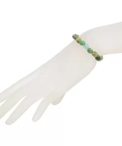 Chrysopras Edelsteinarmband Detail