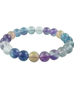 Fluorit Armband extra 08 mm Kugeln