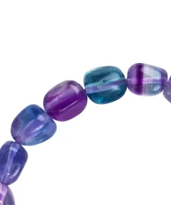 Fluorit Edelsteinarmband Detail