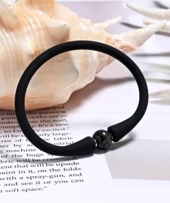 Seitenansicht Gabbro Armband Kugel 8mm