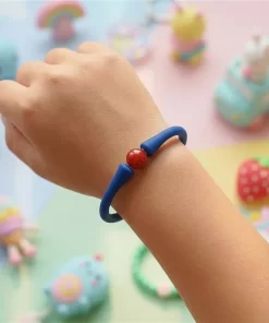 Jaspis Armband Kugel 8mm am Handgelenk