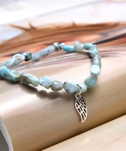 Larimar Armband Kinder 15cm