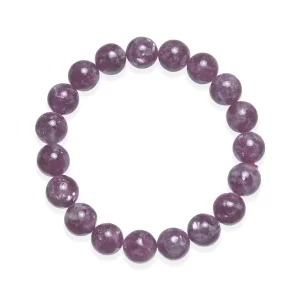 Lepidolith Armband 10-11mm stabilisiert