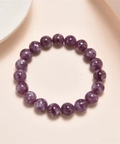 Edelsteinarmband aus Lepidolith