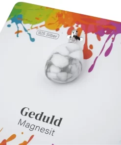 Magnesit Trommelstein klein seitlich
