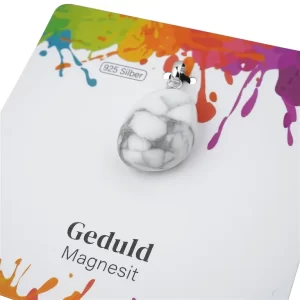 Magnesit Trommelstein klein seitlich