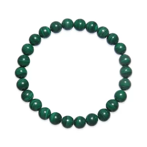 Malachit Armband 8mm stabilisiert