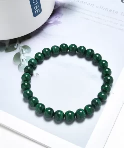 Edelsteinarmband aus Malachit