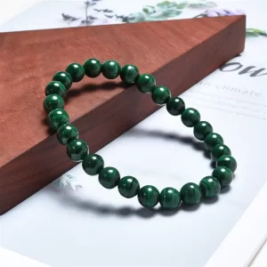 Malachit Kugelarmband 8mm Detail