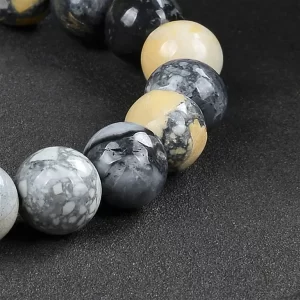 Maligano Jaspis Kugelarmband 10mm Detail