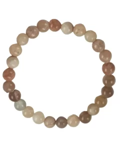 Mondstein Armband 6mm bunt