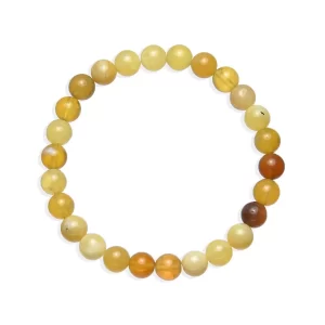 Opal Armband Honigopal 7,5–8,0mm Kugeln