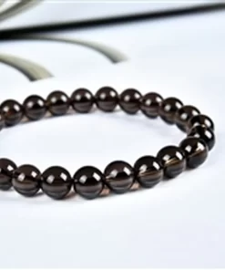Detailansicht 8mm Rauchquarz Kugeln