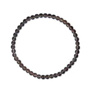 Rauchquarz Armband 4 mm Kugeln