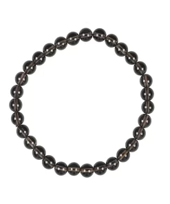 Rauchquarz Armband 6mm Kugeln aus Naturstein