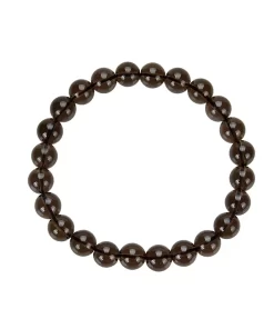 Rauchquarz Armband 8mm Kugeln aus Naturstein