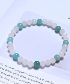 Rosenquarz Amazonit Armband Geschenk
