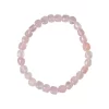 Rosenquarz Armband extra 06–08 mm Nuggets