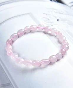Edelsteinarmband Rosenquarz