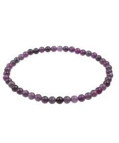 Rubin Armband 4mm Kugeln aus echtem Edelstein