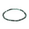 Smaragd Armband 4mm Kugeln