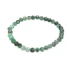 Smaragd Armband 5mm facettiert mit Edelstein Kugeln
