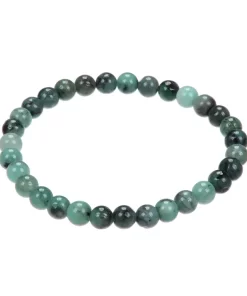 Smaragd Armband 6mm Kugeln