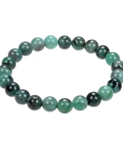 Smaragd Armband 8mm Kugeln