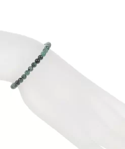 Smaragd Armband 4mm am Handgelenk