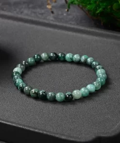 Smaragd Edelstein Armband 6mm