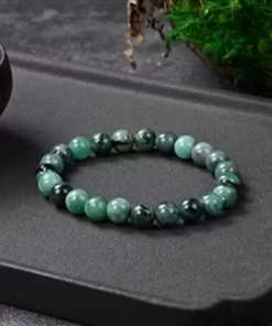 Smaragd Edelstein Armband 8mm