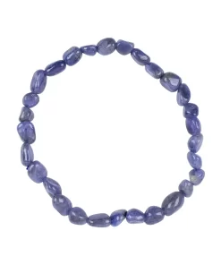 Tansanit Armband 08–10 mm Nuggets