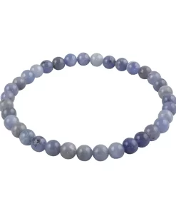Tansanit Armband 6mm Kugeln
