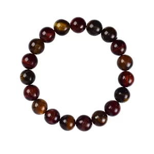 Tigerauge Armband 10mm Kugeln gemischt
